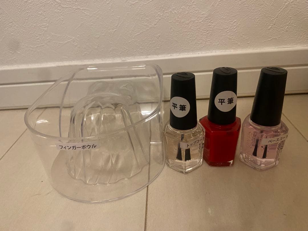 【JNEC認定モデルハンド】両手,チップ,キューティクルシール、初級用品付