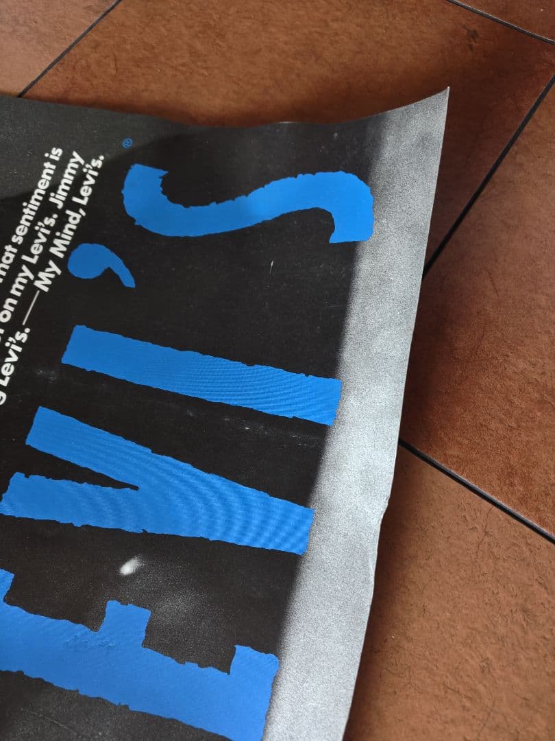 #Levi's モノクロポスター#ジェームスディーン