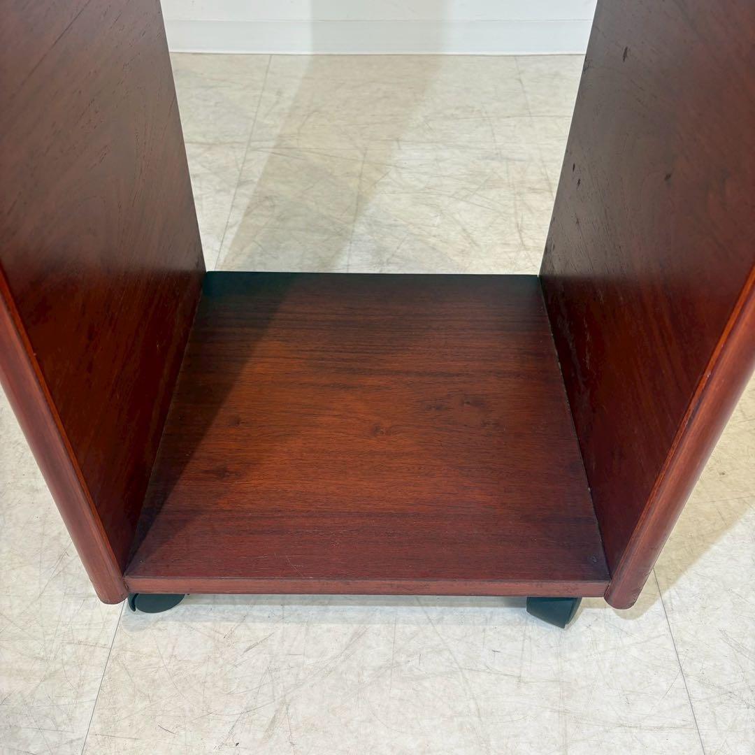 ハンガーラック　ワインローズ　モダン家具　ミッドセンチュリー　木製　キャスター付