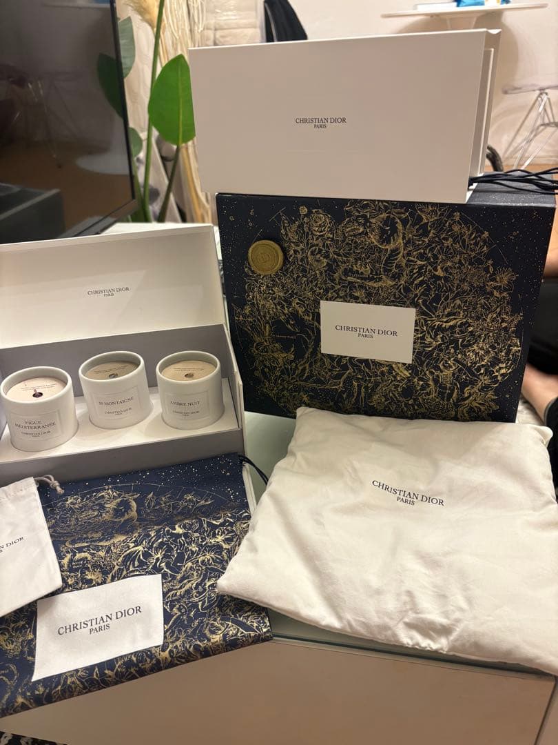 CHRISTIAN DIOR アロマキャンドル3個セット