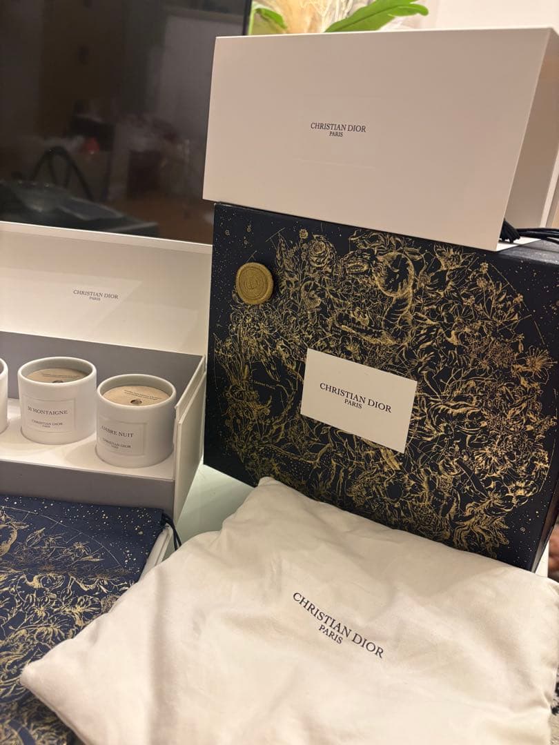 CHRISTIAN DIOR アロマキャンドル3個セット