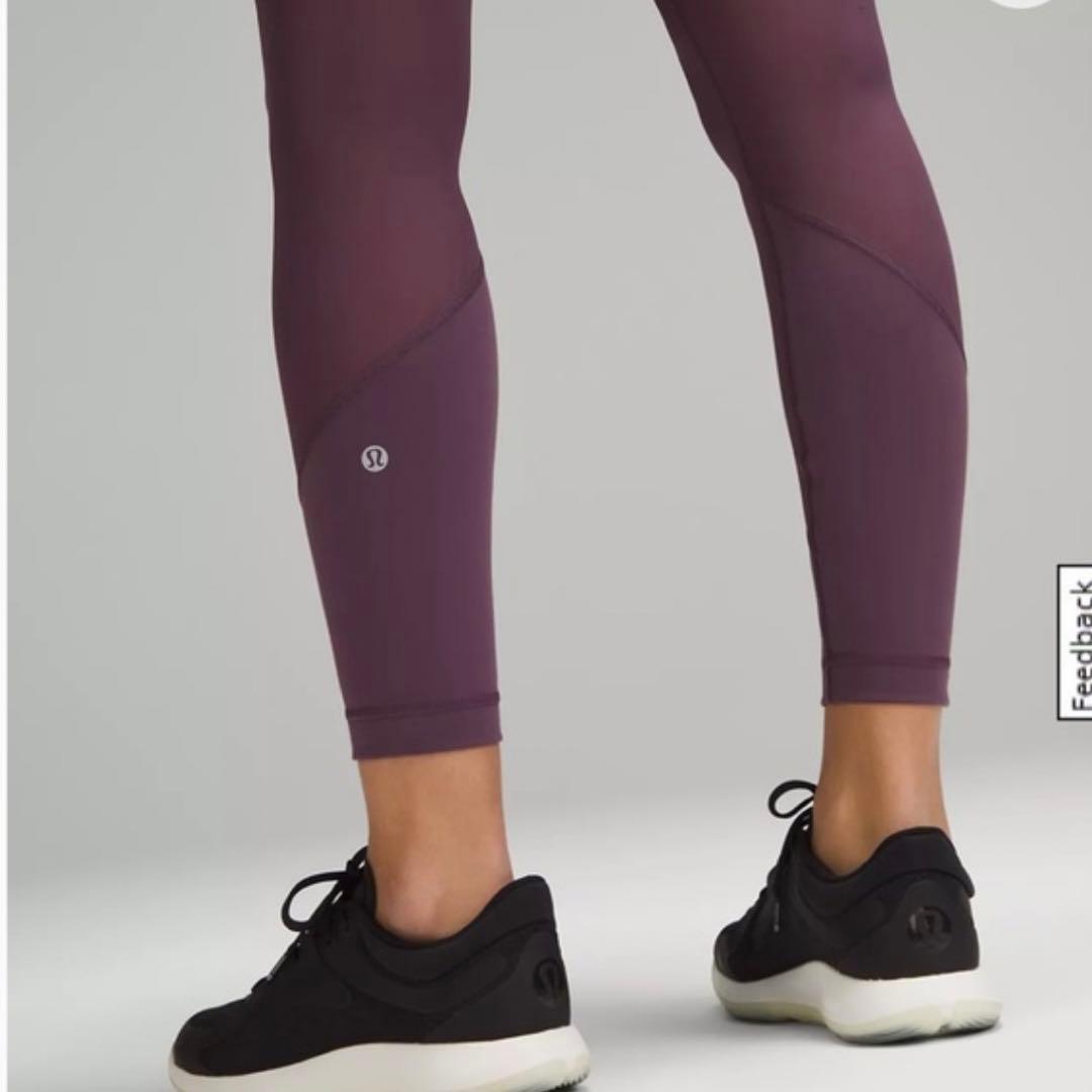 お値下げ‼️Lululemon パープル メッシュ レギンス