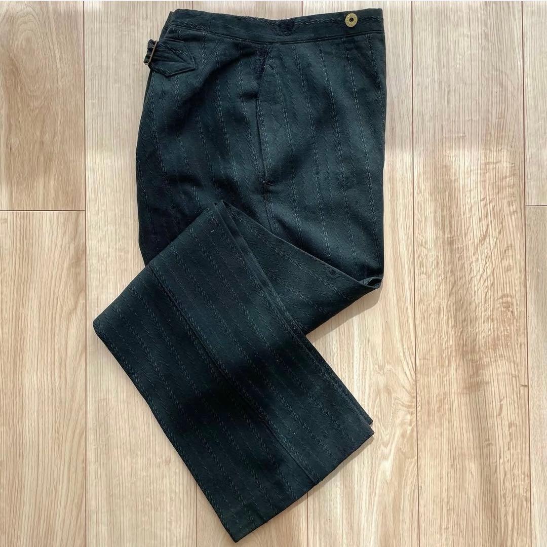 フレンチ ウールファーマーズトラウザーズ スペシャルファブリック ヴィンテージ