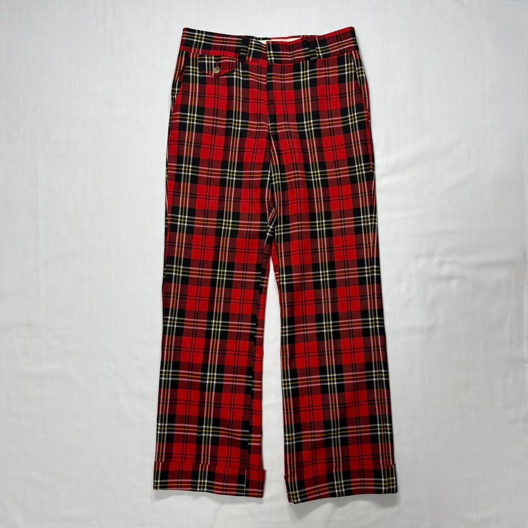 【希少】70s Levi'sリーバイス Panatela タータンチェックパンツ