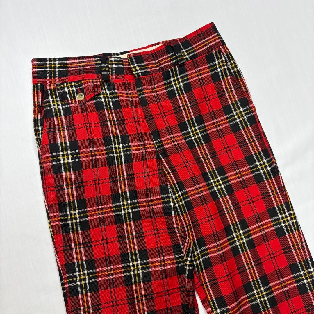 【希少】70s Levi'sリーバイス Panatela タータンチェックパンツ