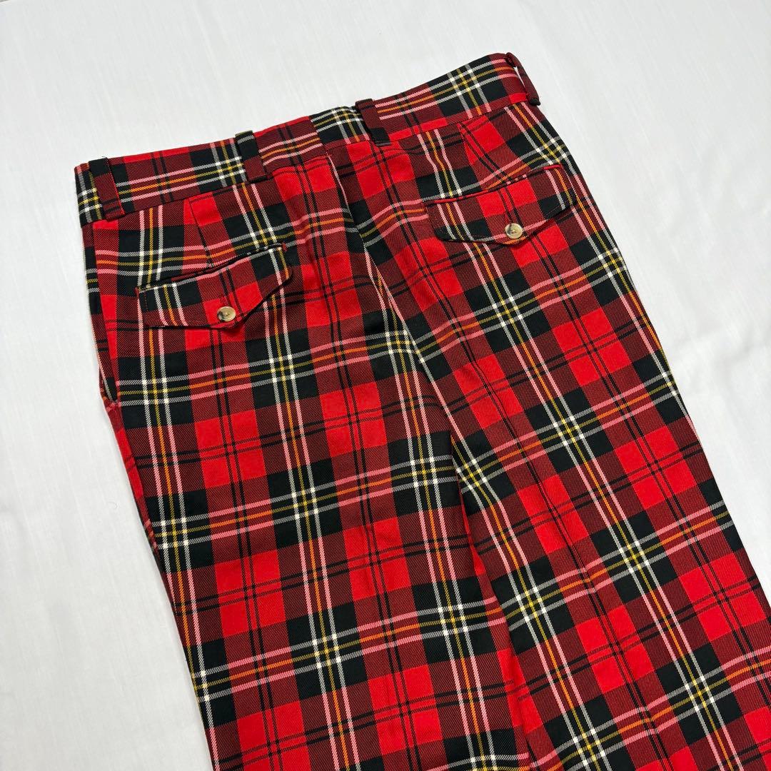 【希少】70s Levi'sリーバイス Panatela タータンチェックパンツ