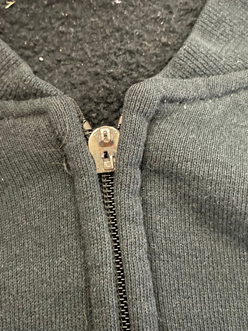 90s usa製 ブラックRUSSELL ATHLETIC フルジップスウェット