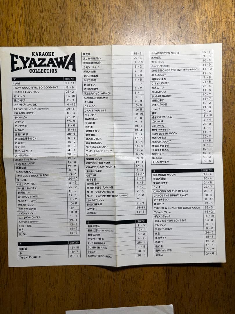 カラオケディスクセット