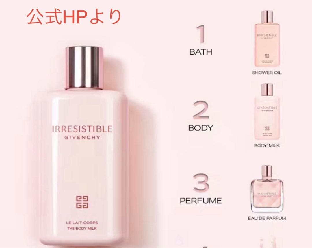 ジバンシーIRRESISTIBLE フレグランス　ボディケアセット