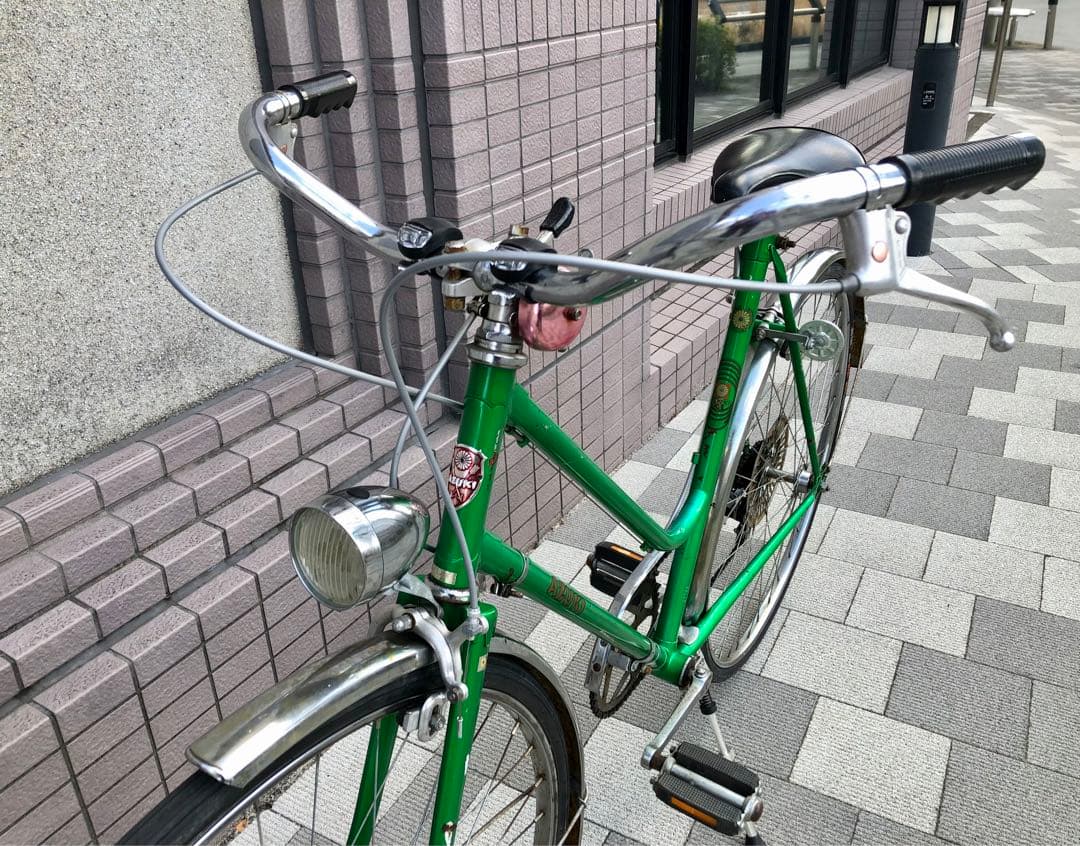 AZUKI 　自転車　ビンテージ　昭和レトロ　5段変速　27インチ　東京