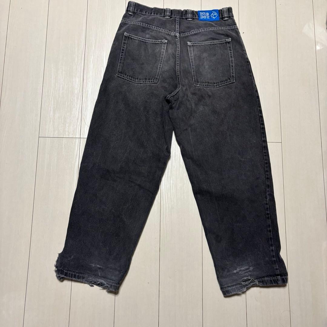 POLAR SKATE BIGBOY 旧ロゴ　グレー　デニム　Mサイズ