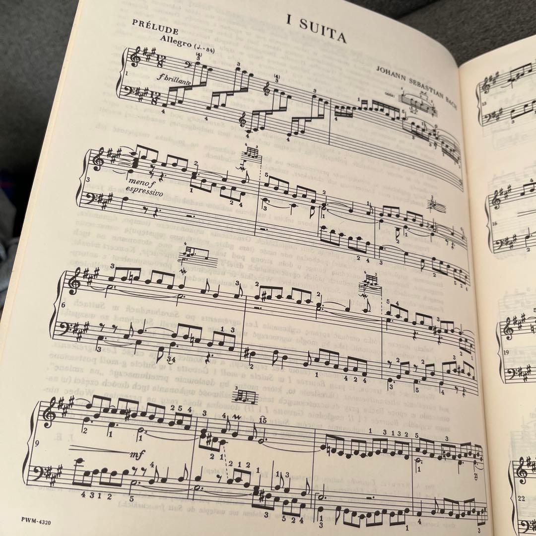 J.S. Bach: English Suites 1〜3番PWM