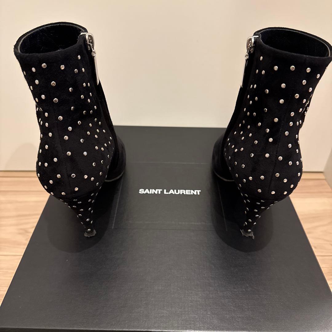 サンローランショートブーツ