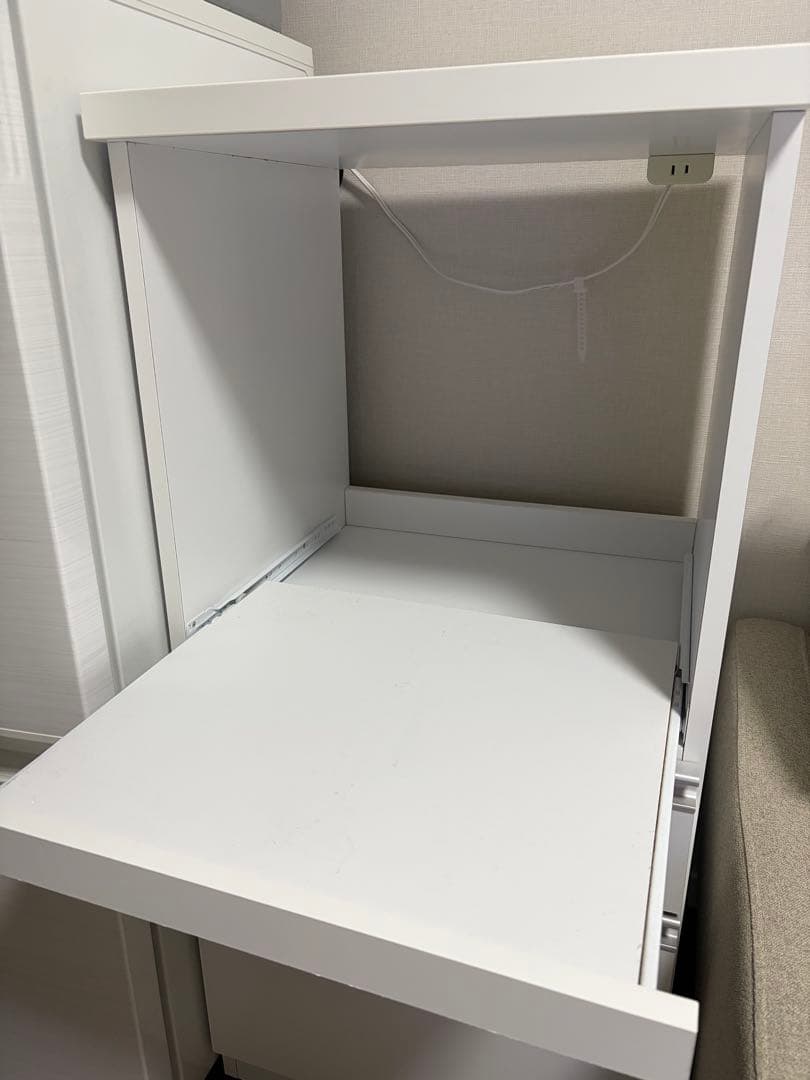 (期間限定出品)大川家具 レンジ台 食器棚 キッチンボード レンジラック 幅48