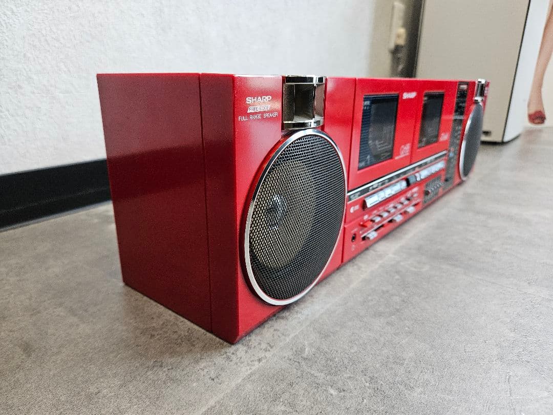 昭和レトロ希少【 SHARP QT-88 QT88 MK 2 ラジカセ　当時物