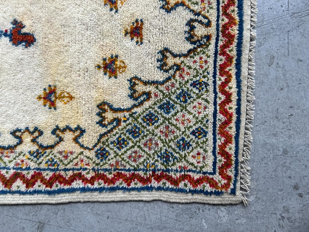 ◉90's vintage rug◉187×82　アゼルバイジャン産　ランナー