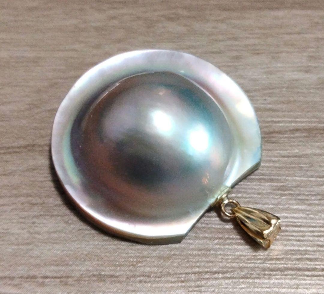 K18 マベパール ペンダント