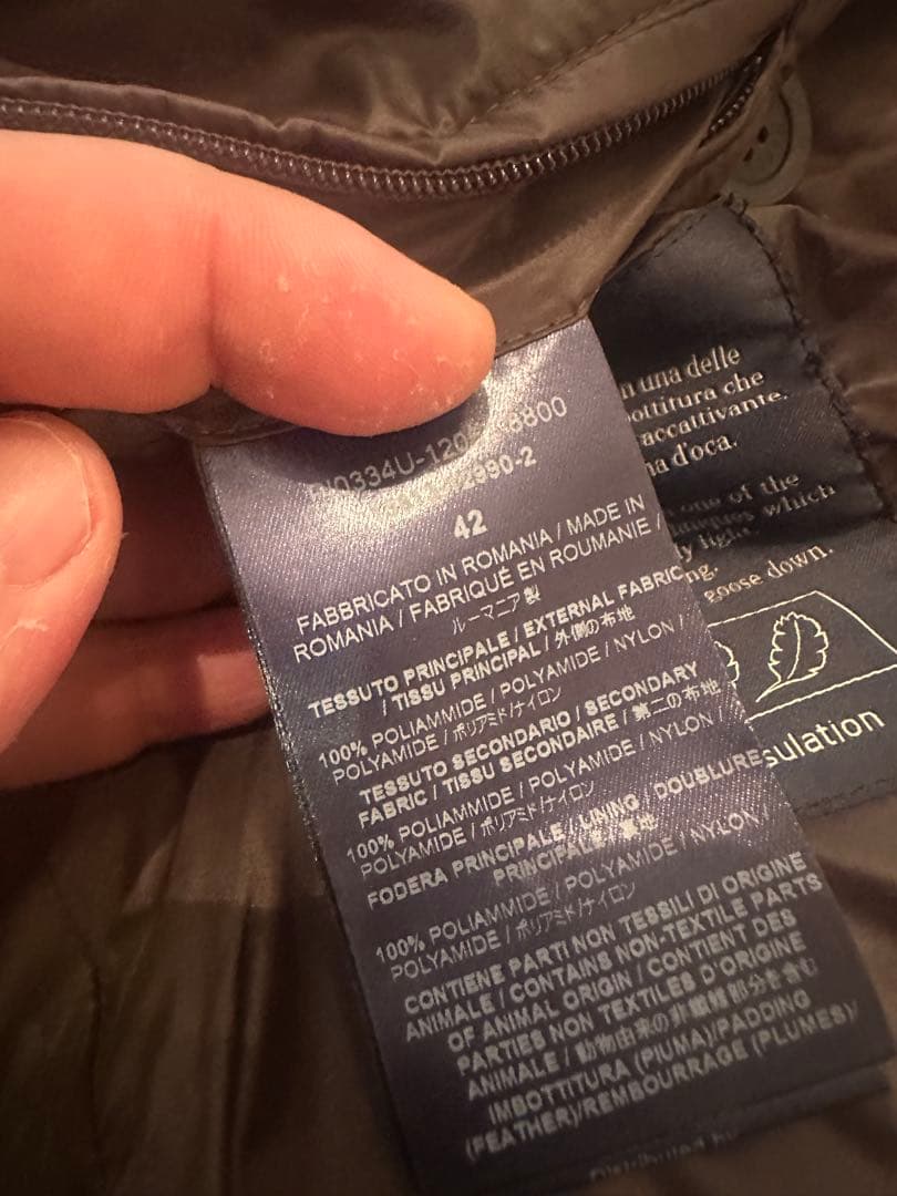 ヘルノ⭐️ブラウン‼️ダブルベスト⭐️破格‼️42