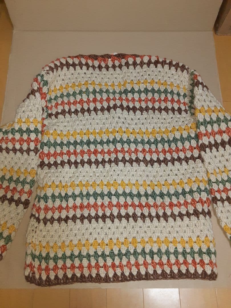 ま*る様 HAVEAGRATEFULDAYクロシェカーディガンMサイズ