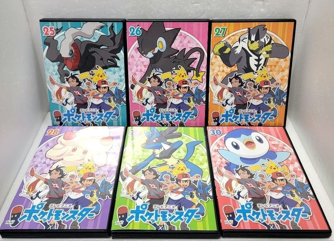 【新品ケース収納】　ポケットモンスター　新無印　１～45巻　全巻　レンタルDVD