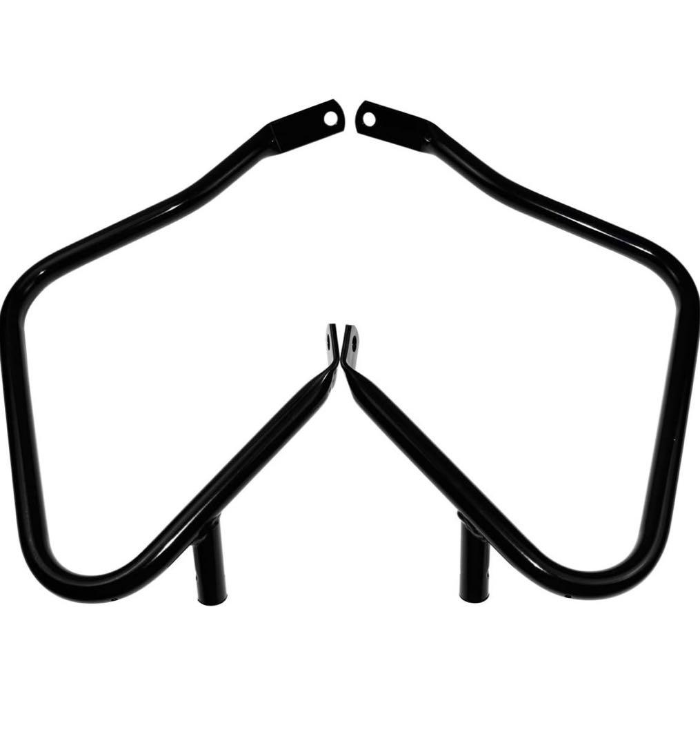 オートバイ バイク サドルバッグ ブラケット ガードバー セット ハーレー