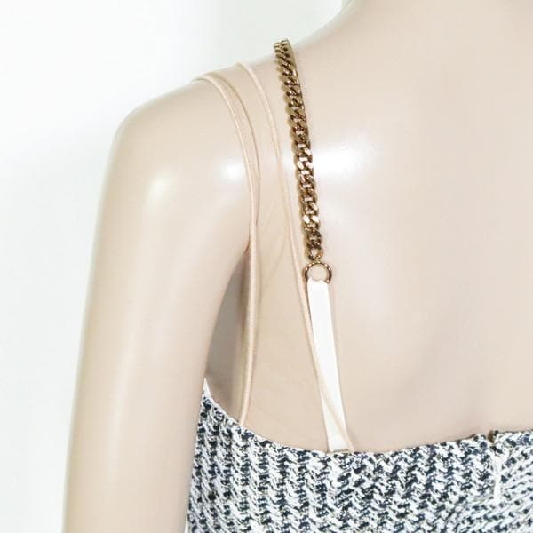 新品 エリザベッタフランキ ツイード調ワンピース 38 EOP1661 Sサイズ