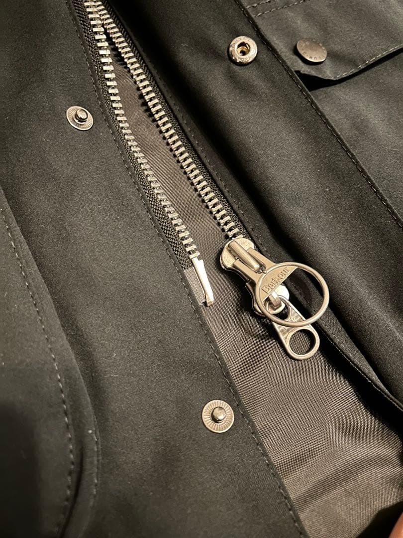 バブアー ノンワックス ビデイル MCA0784 黒 サイズ40 BEDALE