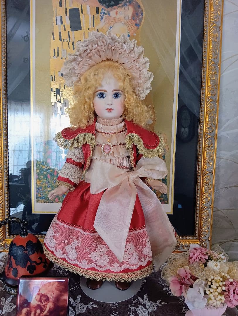 ビスクドール　♥ビクトリアンスタイル のジュモー　ヴァイオレットの眼差し♥