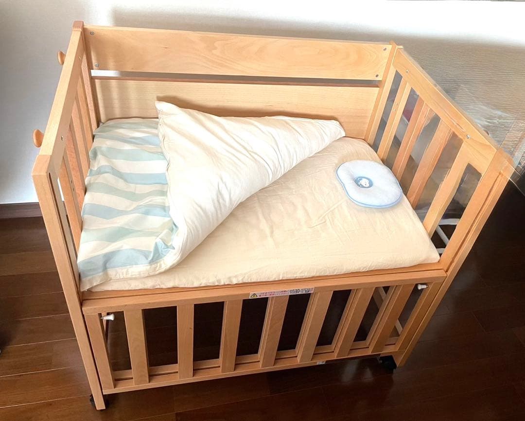 時間限定タイムセール！※美品 石崎家具 ミニベッド&デスク 5way ナチュラル