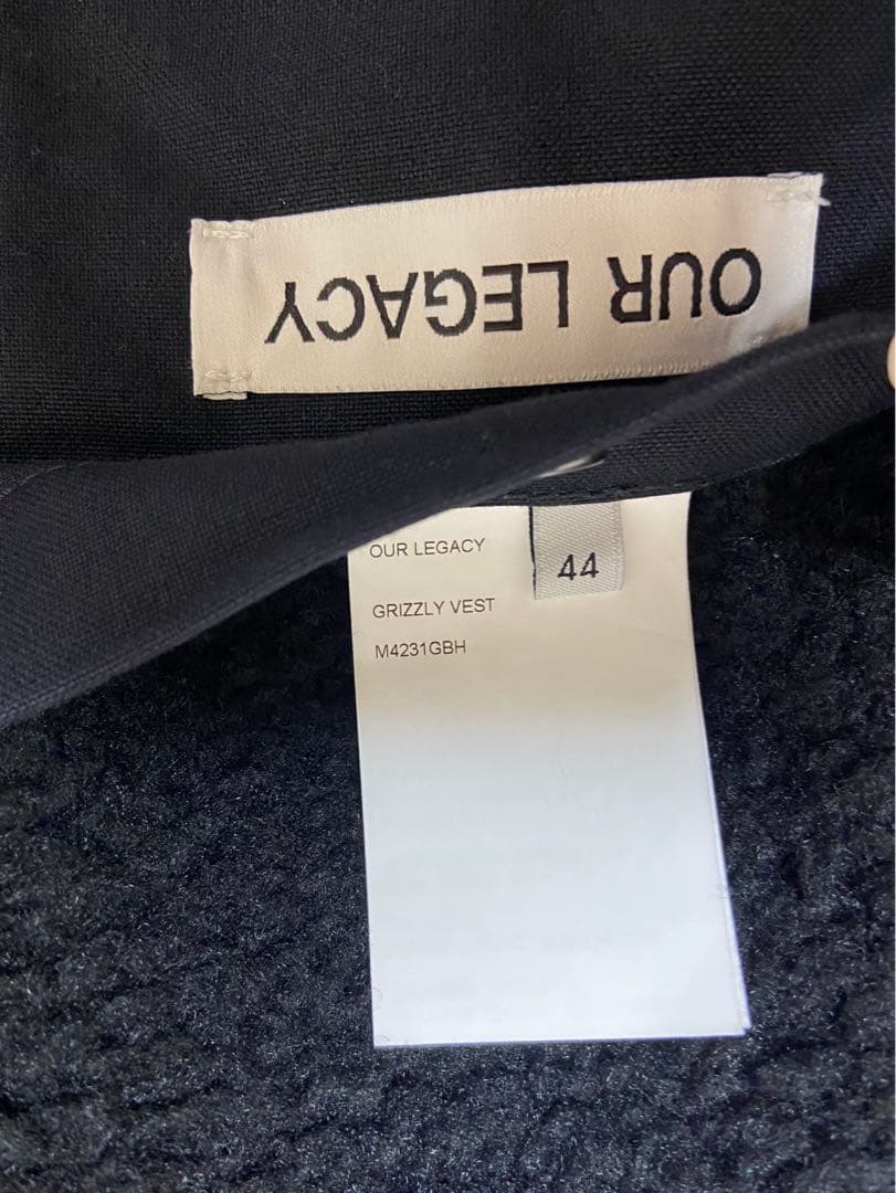 トップス OUR LEGACY 23AW GRIZZLY VEST 44