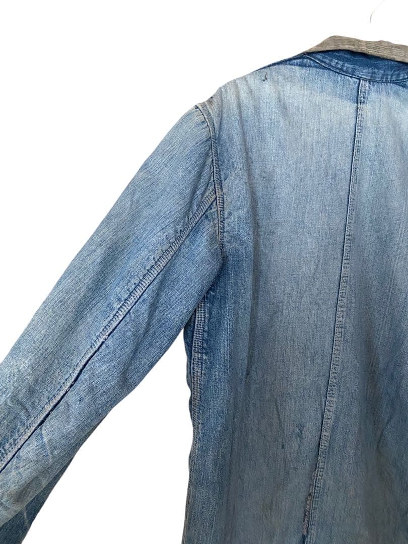 ボロ　PAYDAY 50s 襟コーズ デニムカバーオール ブランケット