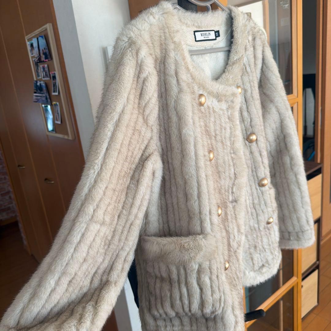 ミンクファー・カシミヤジャケット