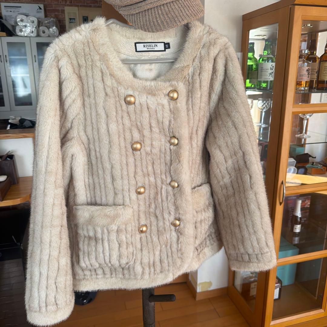ミンクファー・カシミヤジャケット