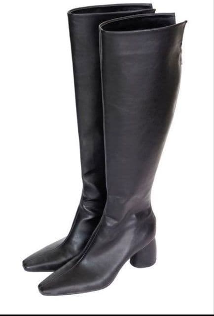 靴 Center line long boots