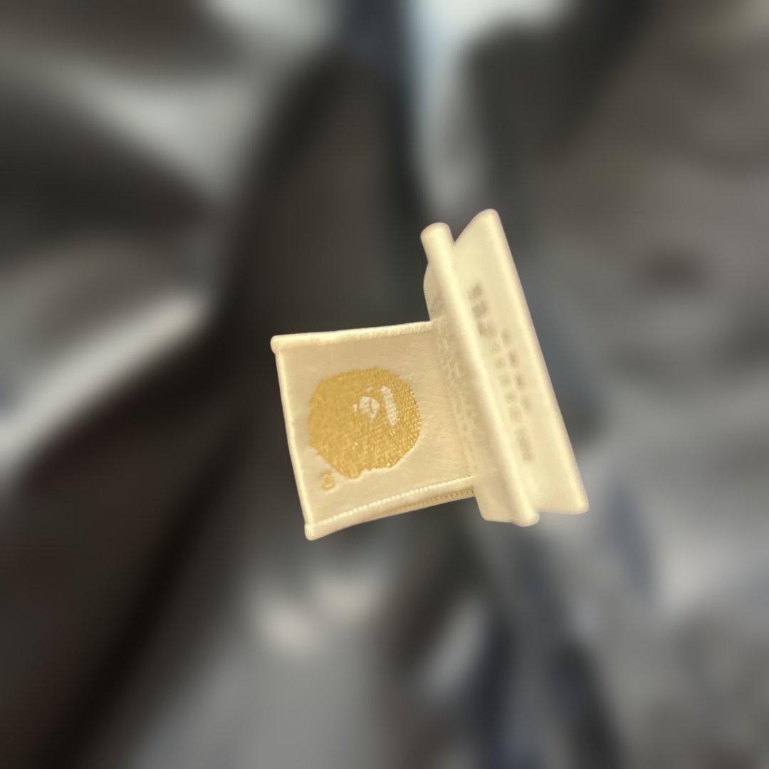 アベイシングエイプ　チェック柄 ノースリーブ ダウンベスト　メンズLサイズ