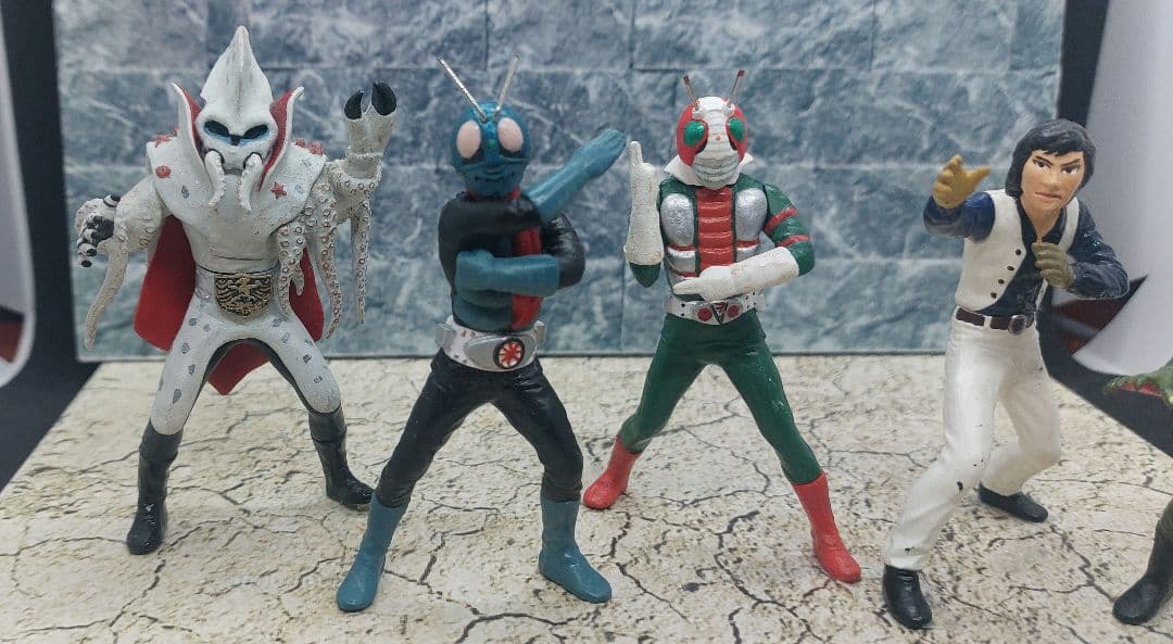 仮面ライダー　かりうむ仮面ライダーリペイントフィギュア6種
