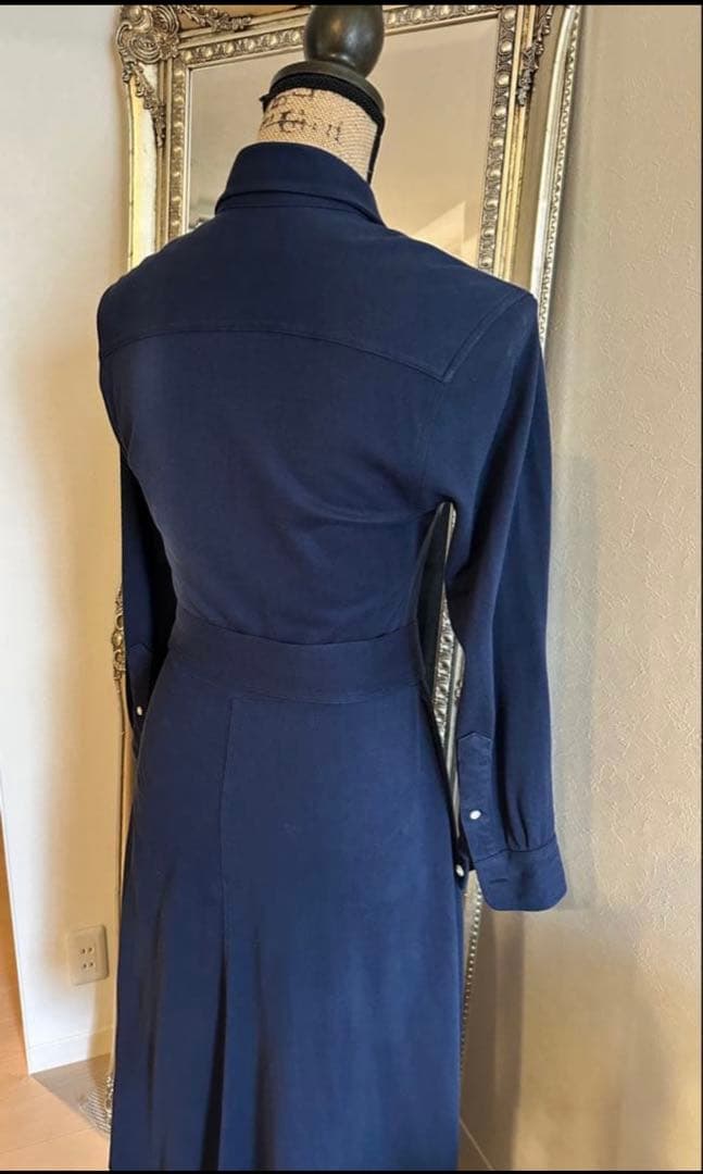 【時間限定お値下】Ralph Lauren ネイビー シャツワンピース