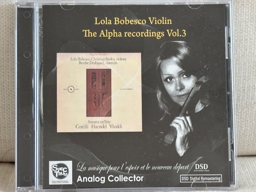 ローラ・ボベスコ Alphaレコーディング集の第3弾