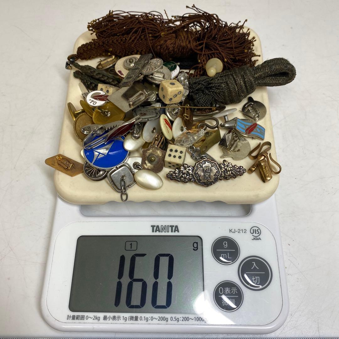 時代 小物 帯留 色々 160g 東T8-0209②