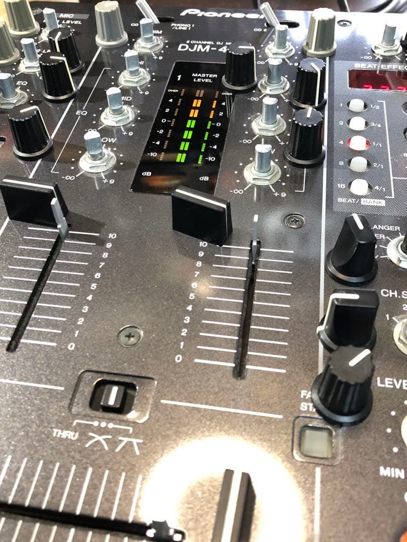pioneer dj パイオニア　DJM-400 縦横フェーダーメンテナンス