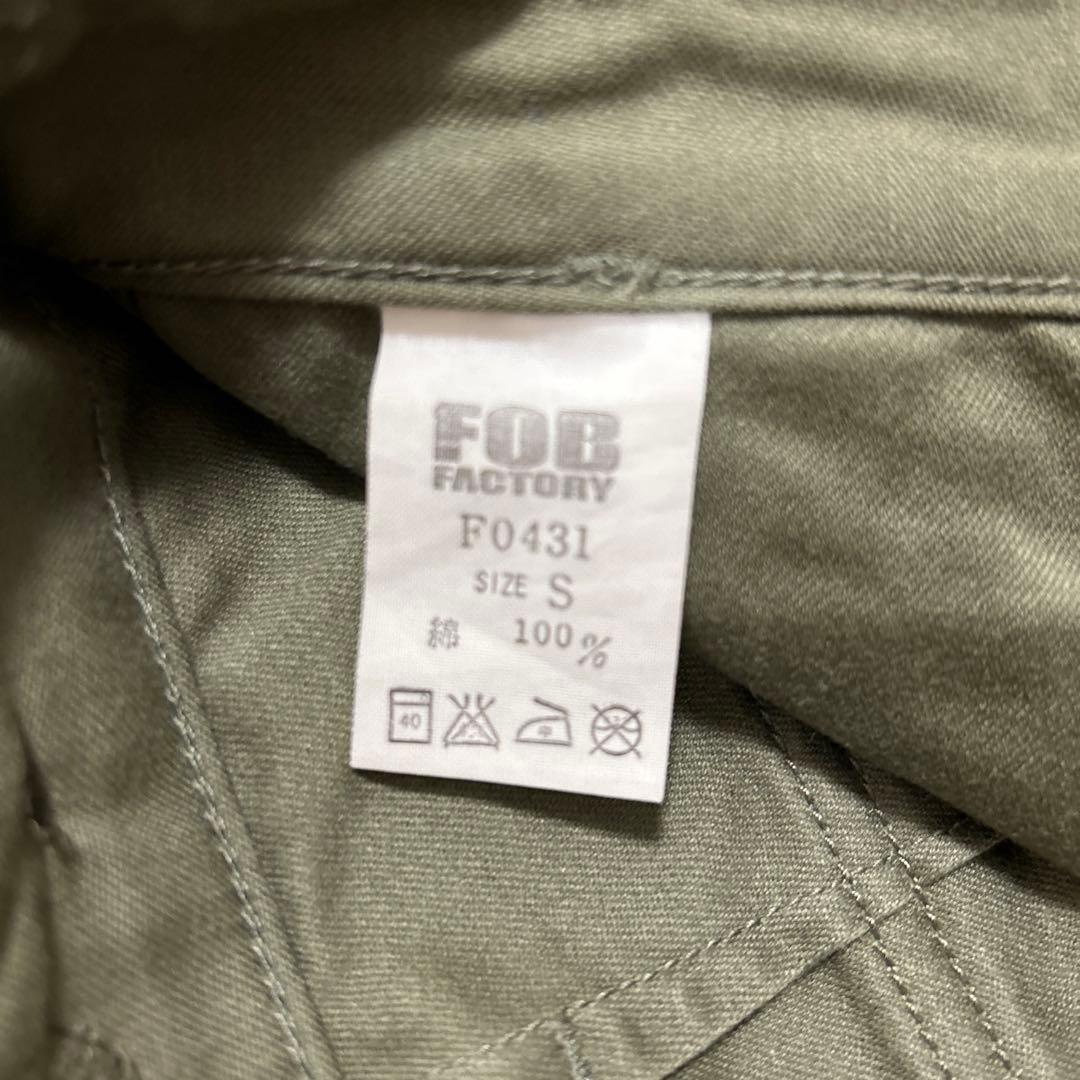 日曜限定価格　FOB FACTORY ベイカーパンツ F0431 S オリーブ