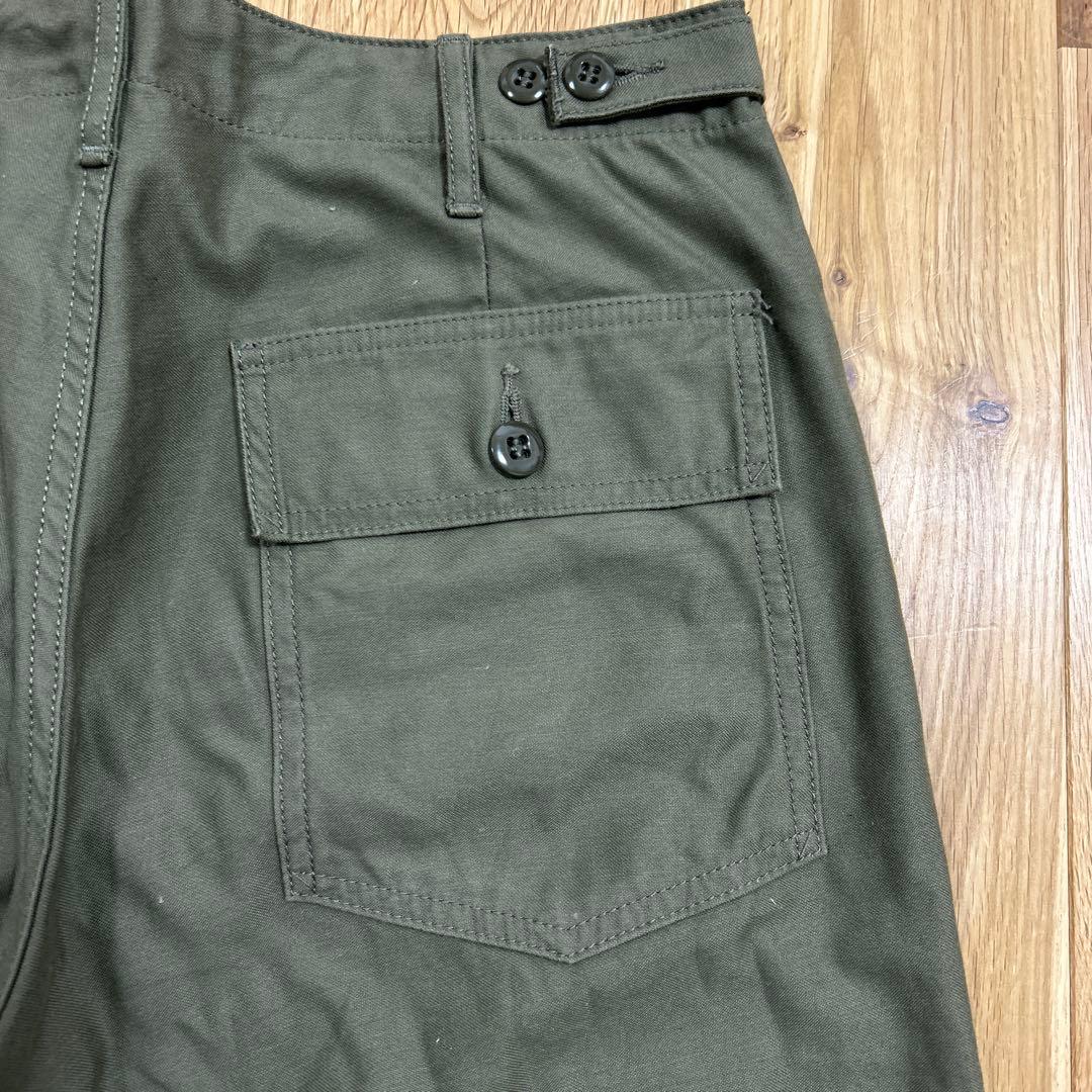 日曜限定価格　FOB FACTORY ベイカーパンツ F0431 S オリーブ