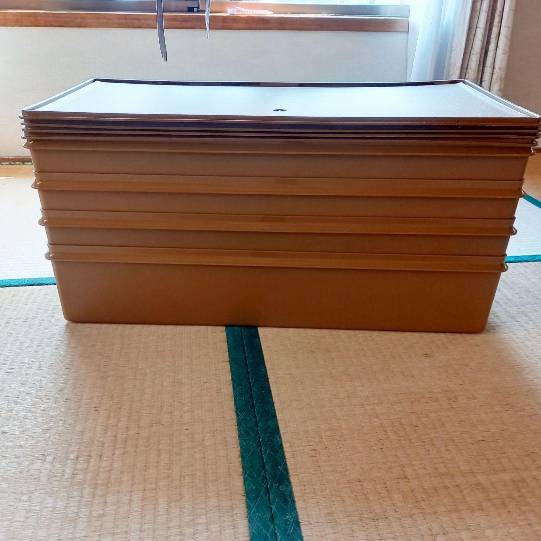 タッパーウェア　ロングスーパーケース　セピア　衣装ケース　収納ケース　タッパー