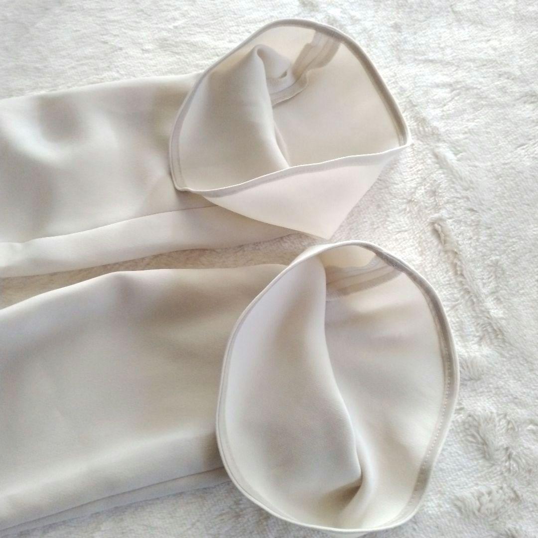 TO BE CHIC　未使用 洗える 42 ダブルクロス チュニック ブラウス