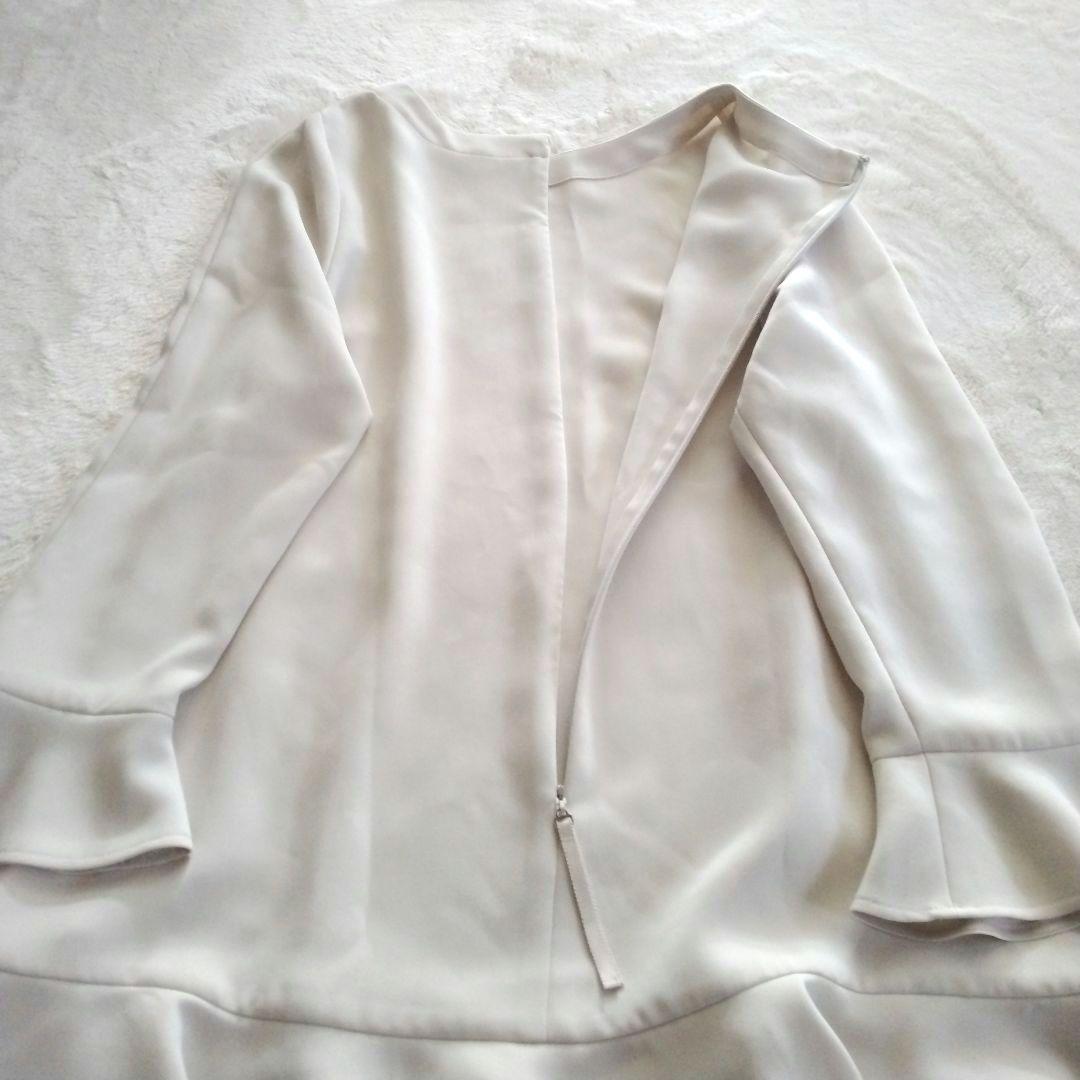 TO BE CHIC　未使用 洗える 42 ダブルクロス チュニック ブラウス