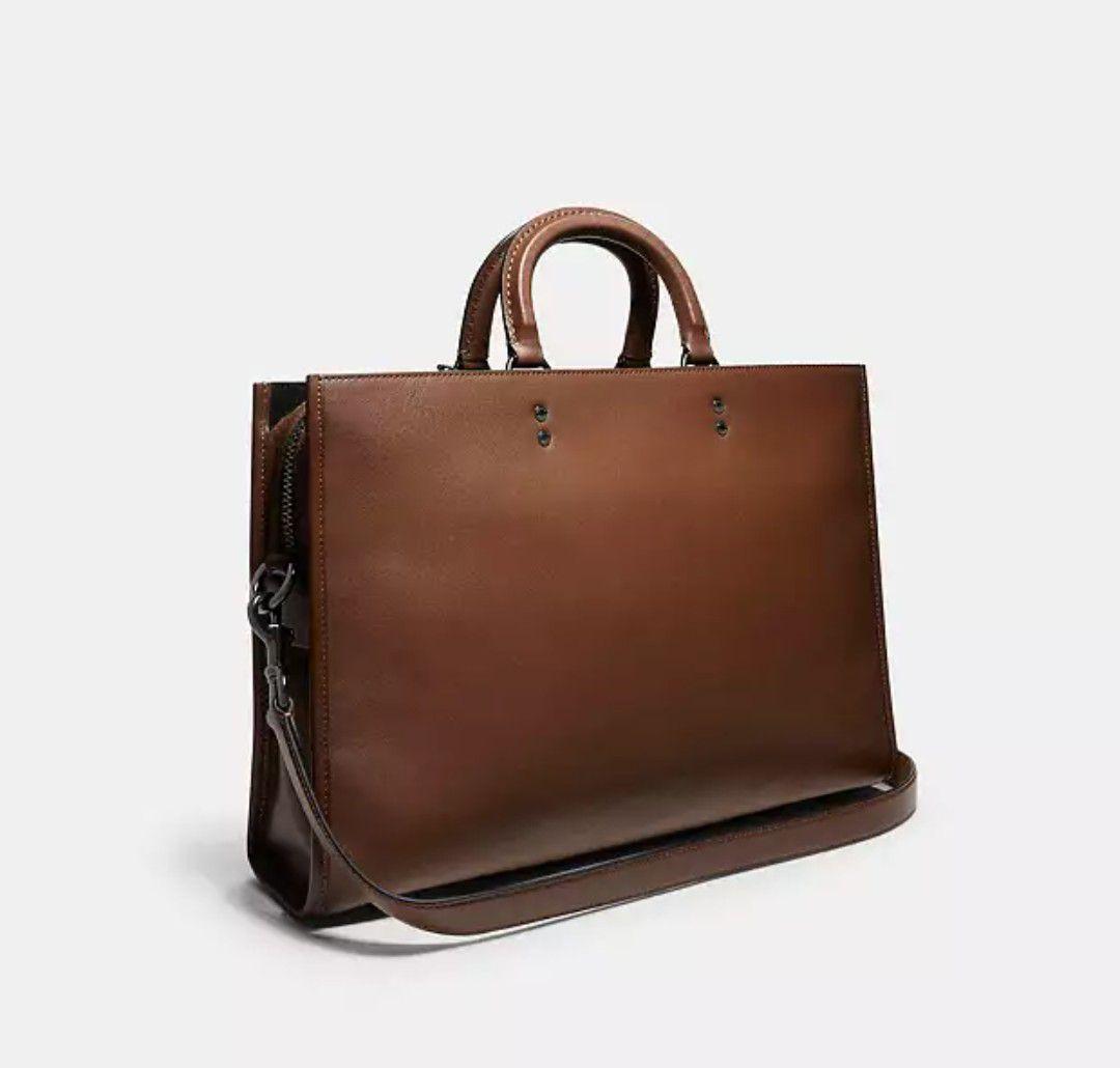 コーチ　ローグ　ブリーフ　ビジネスバッグ　グラブタンレザー　高級ライン