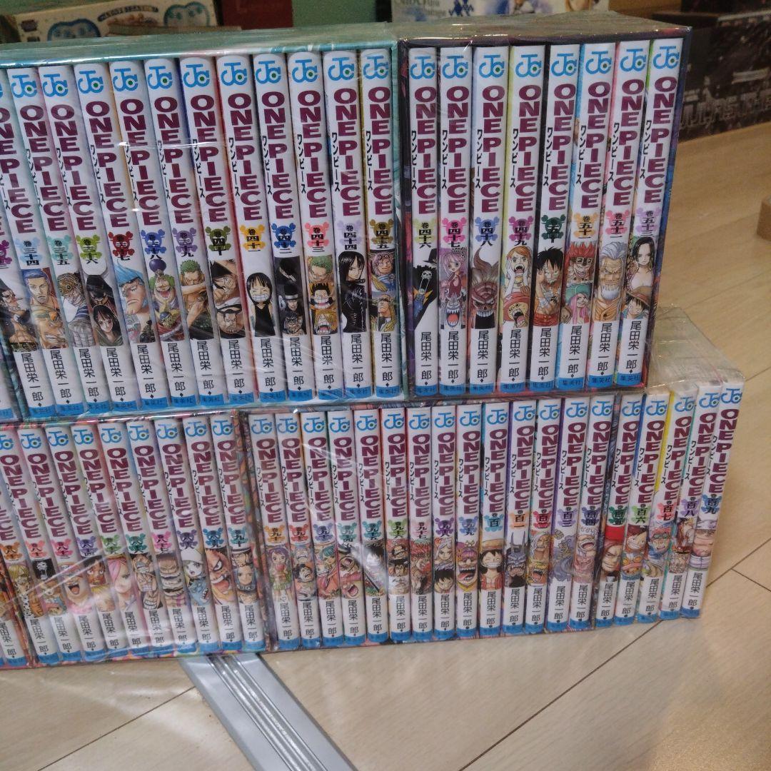 美品ONE PIECE ワンピース全巻セット 限定BOX付全10＋105〜110