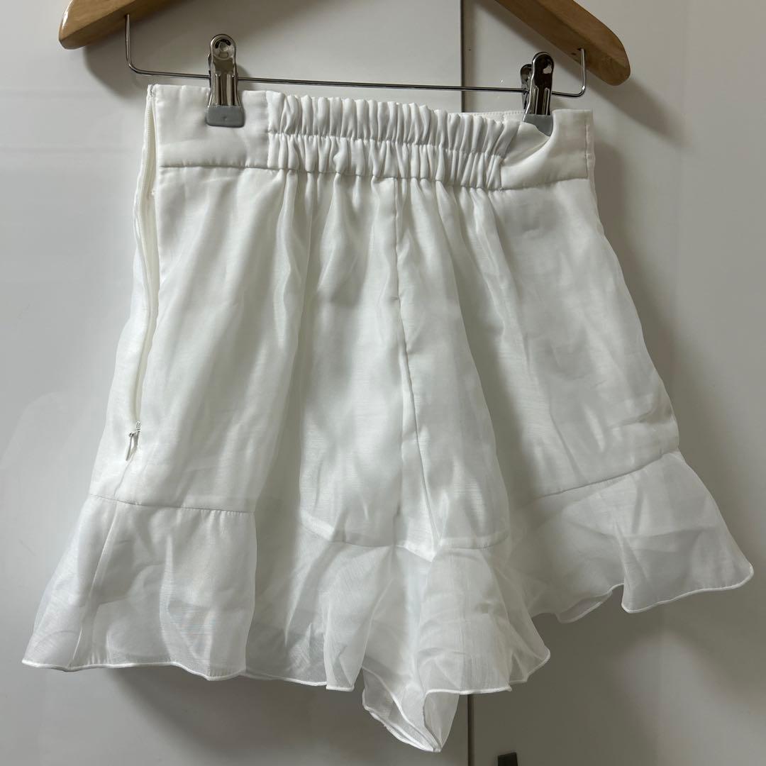 シアーフリルリボンセットアップ