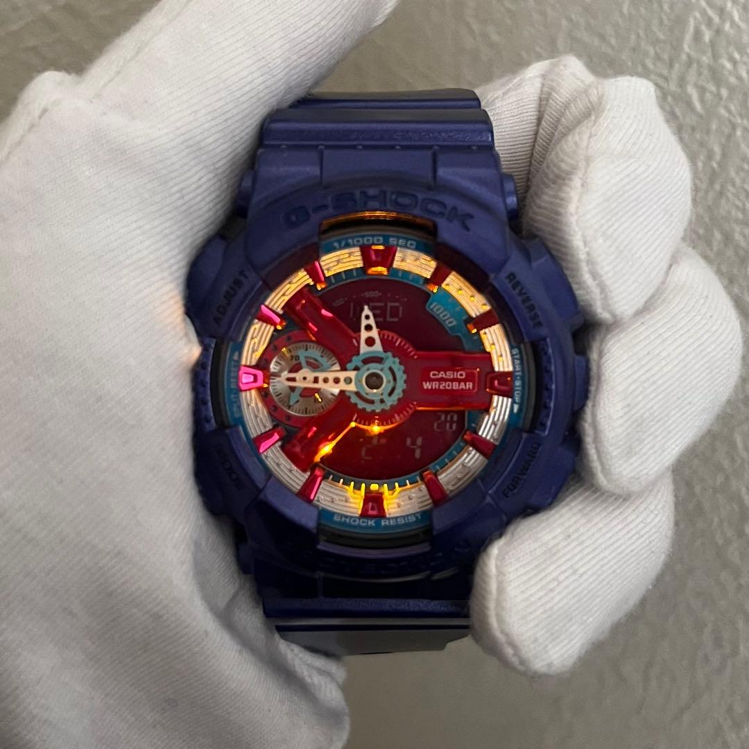 ジ*ン様 極美品 G-SHOCK GMA-S110HC パープル 希少 電池新品