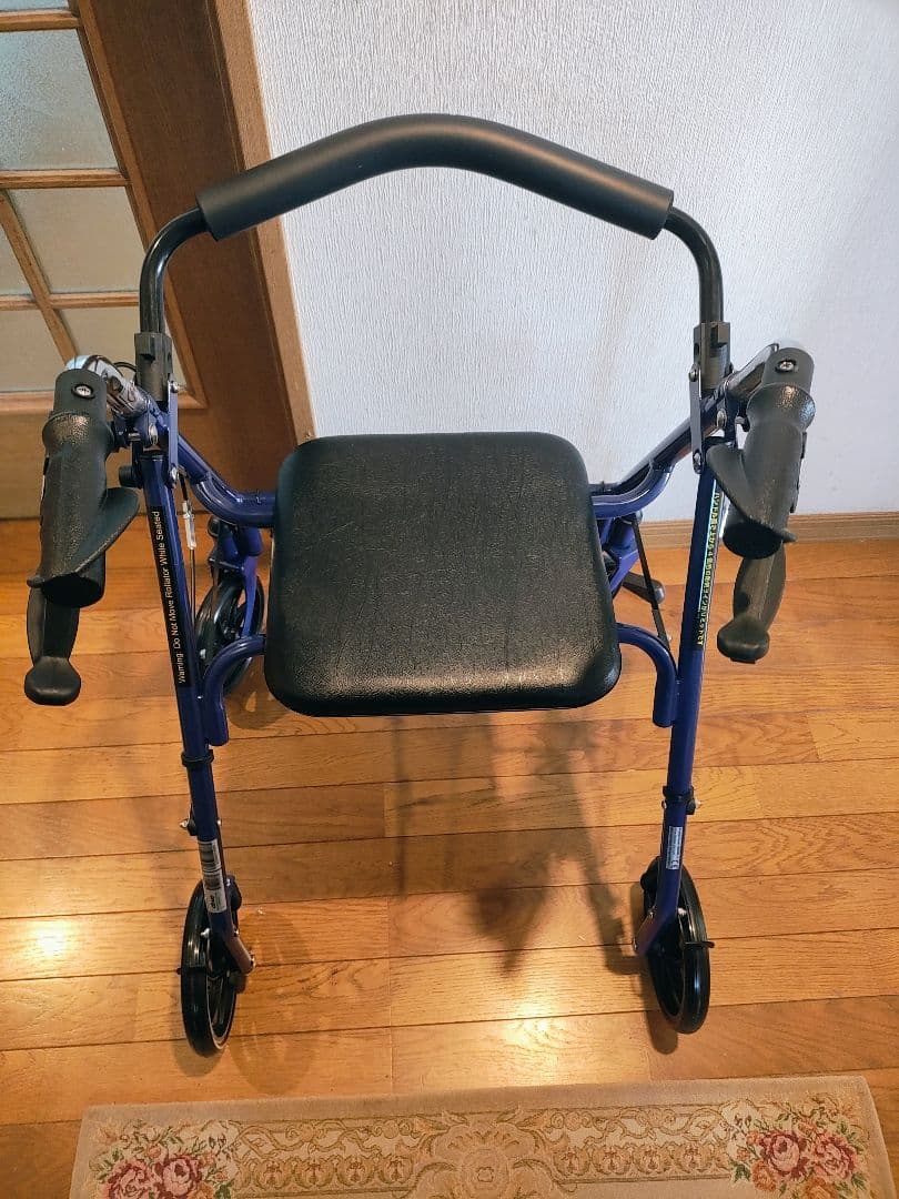 drive 青色 歩行器 座席・バスケット付き